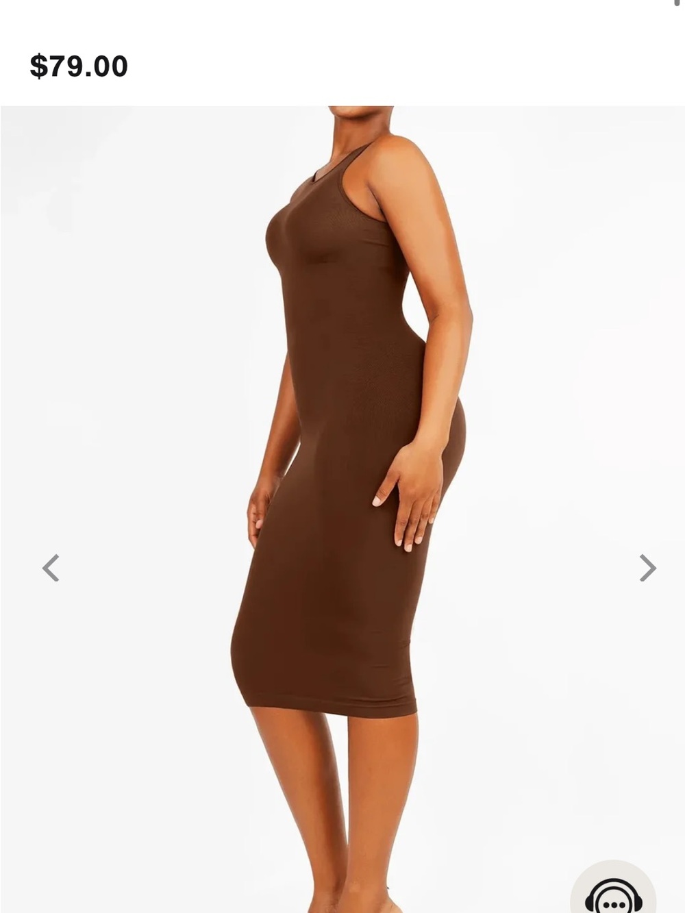 Popilush Shapewear Eco-Friendly Sculpting Midi Dress XS/S